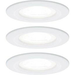 PAULMANN PLM 92980 - Nova recessed light, 6.5 W, 4000 K, rigid, round, matt white, se