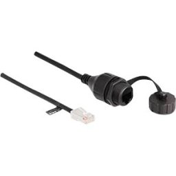 DELOCK 88012 - Cat.5e cable RJ45 male / female, FTP, installation, 0.25 m