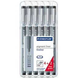 STAEDTLER 308SB6 - Fineliner