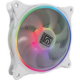 LC POWER LC-CF-120-ARGB-W - LC-Power case fan, 120 mm, ARGB, white