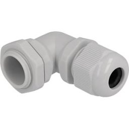 DELOCK 60297 - Cable Gland 90° angled PG11 gy