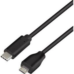 LOGILINK CU0196 - USB 2.0 cable, USB-C connector to Micro B connector, 0.5 m