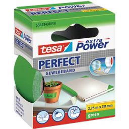TESA 56343 GN - TESA extra Power cloth tape, 38 mm, green
