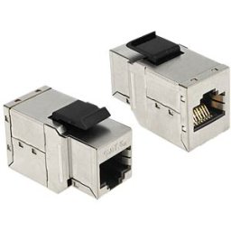 DELOCK 86166 - Keystone module RJ45 socket > socket cat.6A