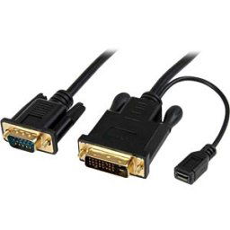 STARTECH.COM ST DVI2VGAMM6 - Cable DVI 24+1 plug to VGA plug, 1.8 m