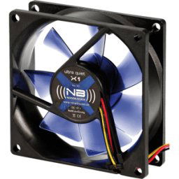 NOISEBLOCK X1 - Noiseblocker BlackSilent fan X1 - 80 mm
