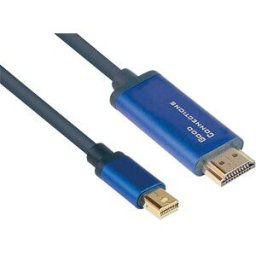 GOOD CONNECTIONS GC 4844-SF010B - Mini DP 1.4 to HDMI 2.0 A male,4K@60Hz, 1 m, blue