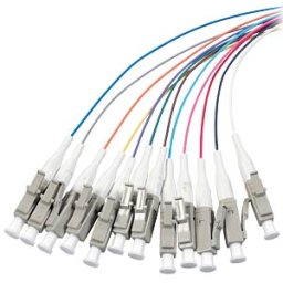 EFB-ELEKTRONIK O3483.2 - Fibre pigtail 12 set LC 50/125µ, OM4, 2m