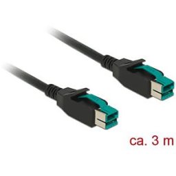 DELOCK 85494 - PoweredUSB cable male 12V > 12V, 3 m
