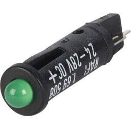 RAFI 508.810 - Indicator, 28 V, protruding LED, 5 mm, green