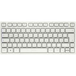 CHERRY JK-7100DE-0 - Keyboard, Bluetooth, white, compact, DE