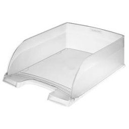 LEITZ 52330003 - Leitz Plus letter tray, jumbo, clear