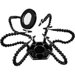 MC-POWER MCP 1533792 - PCB holder with five clamps, magnifying glass and very flexible
