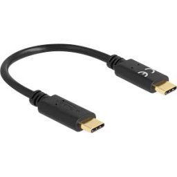 DELOCK 85356 - Charging cable, USB-C -> C, E-marker, 5 A, 15 cm