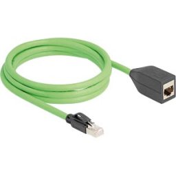 DELOCK 80881 - Cat.6a extension cable, SF/UTP, 2 m, green