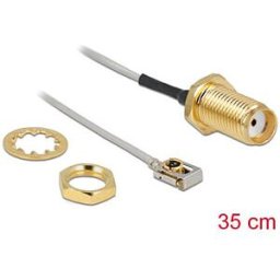DELOCK 89932 - Antenna Cable SMA jack bulkhead to MHF®