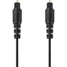 NEDIS N CAGL25000BK10 - TOSLINK cable, TOSLINK plug, 1 m