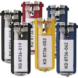 DURABLE 194927 - KEY CLIP key fob, 24 pieces, sorted