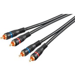 GOOBAY AVK 132-200 - 2x HQ RCA/RCA plug, 2 m