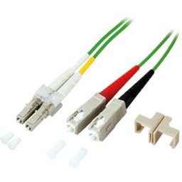 EFB-ELEKTRONIK EFB O03233OM5 - Duplex jumper LC-SC 50/125µ, OM5, lime green, 3m