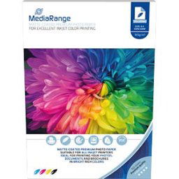 MEDIARANGE MR INK116 - DIN A4, Inkjet, photo paper, matte-coated, 105 g/m², 100 Blatt