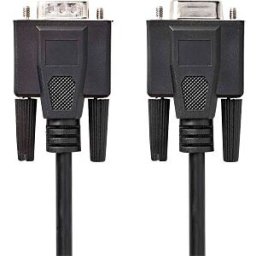 NEDIS N CCGP59100BK20 - Cable, VGA male > VGA female, 2 m, black