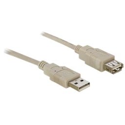 DELOCK 82240 - Cable USB 2.0 A plug > USB 2.0 A jack, 3,0 m
