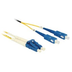 DELOCK 84610 - Duplex-LWL, LC/SC, 09/125µ 2m OS2