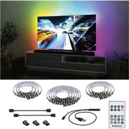 PAULMANN PLM 78882 - USB TV Strip 75” Dynamic Rainbow RGB 5W