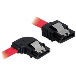 DELOCK 82603 - Cable SATA 50cm red li/ge Metall