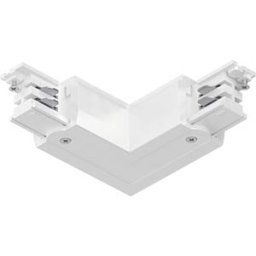 PAULMANN PLM 91372 - ProRail3 L connector, 101x101 mm, max. 3680 W, white