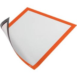 DURABLE 486909 - Infoframe, A4, magnetic, orange, 5 pieces
