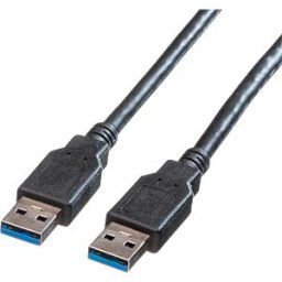 ROLINE 11028970 - USB 3.0 cable, USB type-A connector to USB type-A connector, 1.8