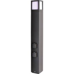 DEKO-LIGHT DEKO 733065 - Bollard light Facado 1000, 1x max 20 W, E27, anthracite, 2 socke
