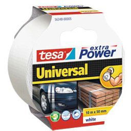 TESA 56348 WS - Fabric-reinforced foil tape, 50 mm, white
