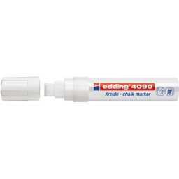 EDDING 4090WS - Calk marker, 4-15 mm, white