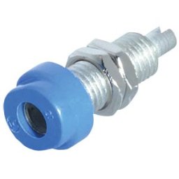 HIRSCHMANN TEST & MEASUREMENT BUG 10 BL - 4-mm solder socket, blue