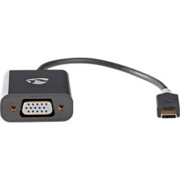 NEDIS N CCBP64850AT02 - USB-AdapterCable, male Typ C > VGA female 0,2 m