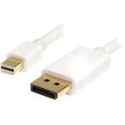 STARTECH.COM ST MDP2DPMM3MW - Cable Mini DisplayPort auf DP 4k 3 m, white