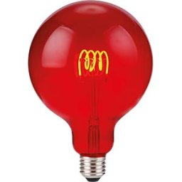 SCHIEFER LIGHTING SCHI LX023912502 - LED bulb E27, 4 W, 60 lm, filament, dimmable, red