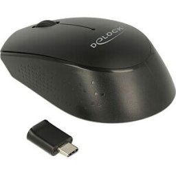 DELOCK 12526 - Mouse, Wireless, Laptop, USB Type-C