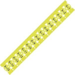 WAGO 211-835-002 - Cable bundle markers for smart printer, 25x11 mm, yellow