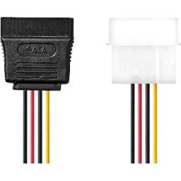 NEDIS N CCGB73500VA015 - Molex 4-pin connector > SATA 15-pin port, 15 cm