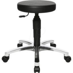 TST 72279D10 - Topstar TEC 70 work stool, black
