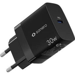 SONERO SON X-PS105 - USB-Ladegerät, 30 W, GaN, PD, 1x USB-C, schwarz