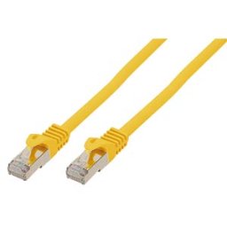 SHIVERPEAKS SHVP 75512-SLY - patch cable, flat, U/FTP, Cat.7 raw cable, 2 m, yellow,