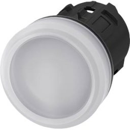 SIEMENS ACT01 6AA60-0AA0 - Indicator light, 22 mm, round, plastic, white, lens, smooth
