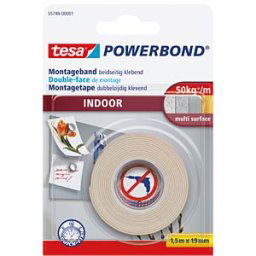 TESA 55740 - tesa Powerbond® Indoor, 1.50 m x 19 mm