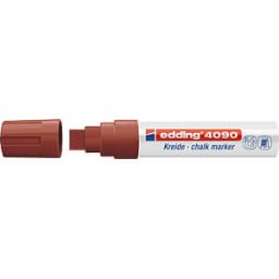 EDDING 4090BN - Calk marker, 4-15 mm, brown