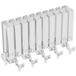MENTOR MEN 1274.2020 - Light guide 10-way 30 mm, 2 x 5 mm, vertical